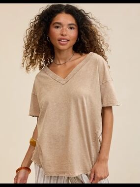 Aerie Xxl Boyfriend Relaxed Vneck Tshirt